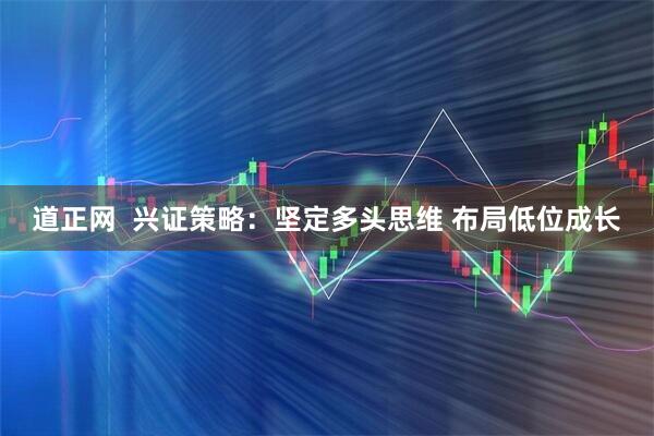 道正网  兴证策略：坚定多头思维 布局低位成长